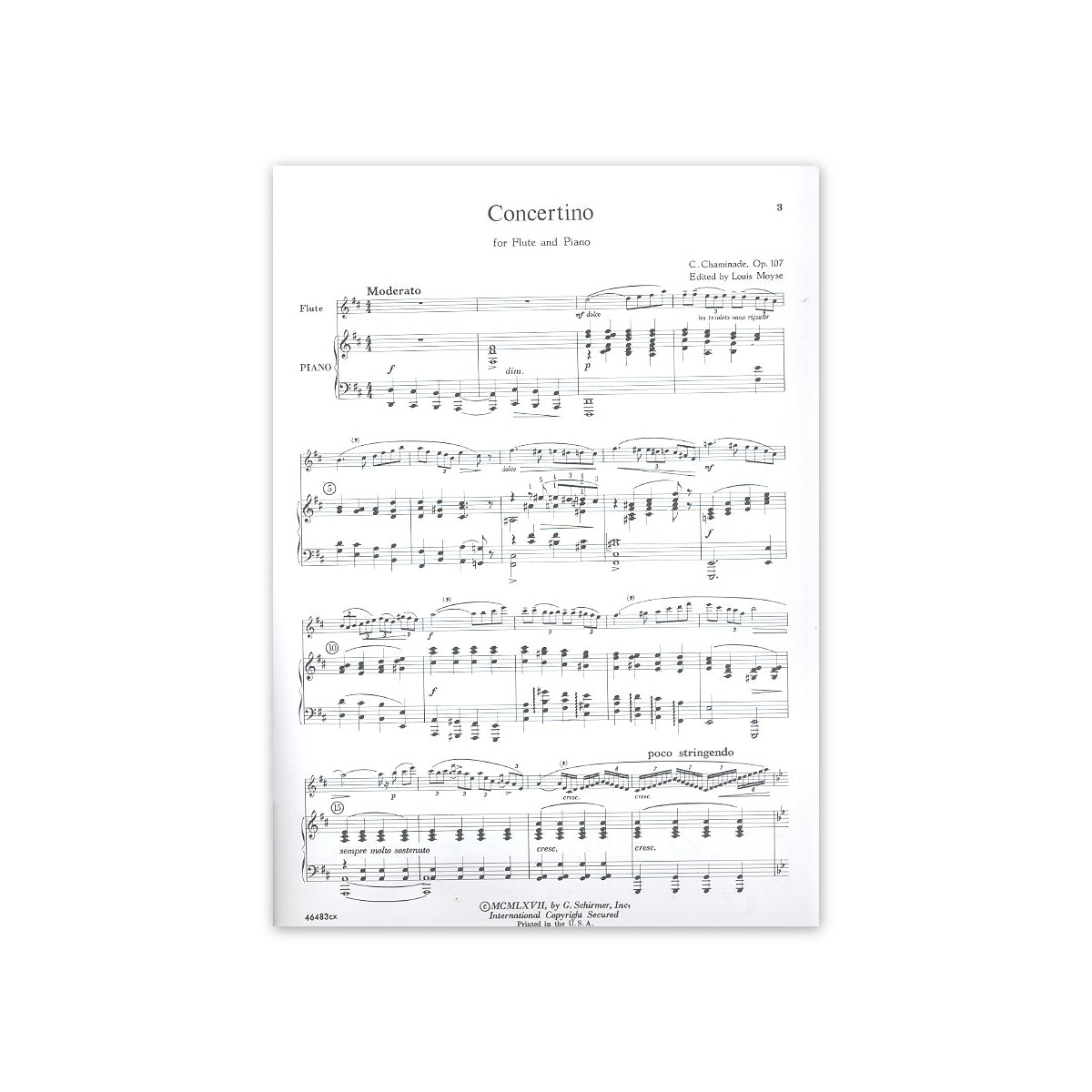 Chaminade, Concertino op.107