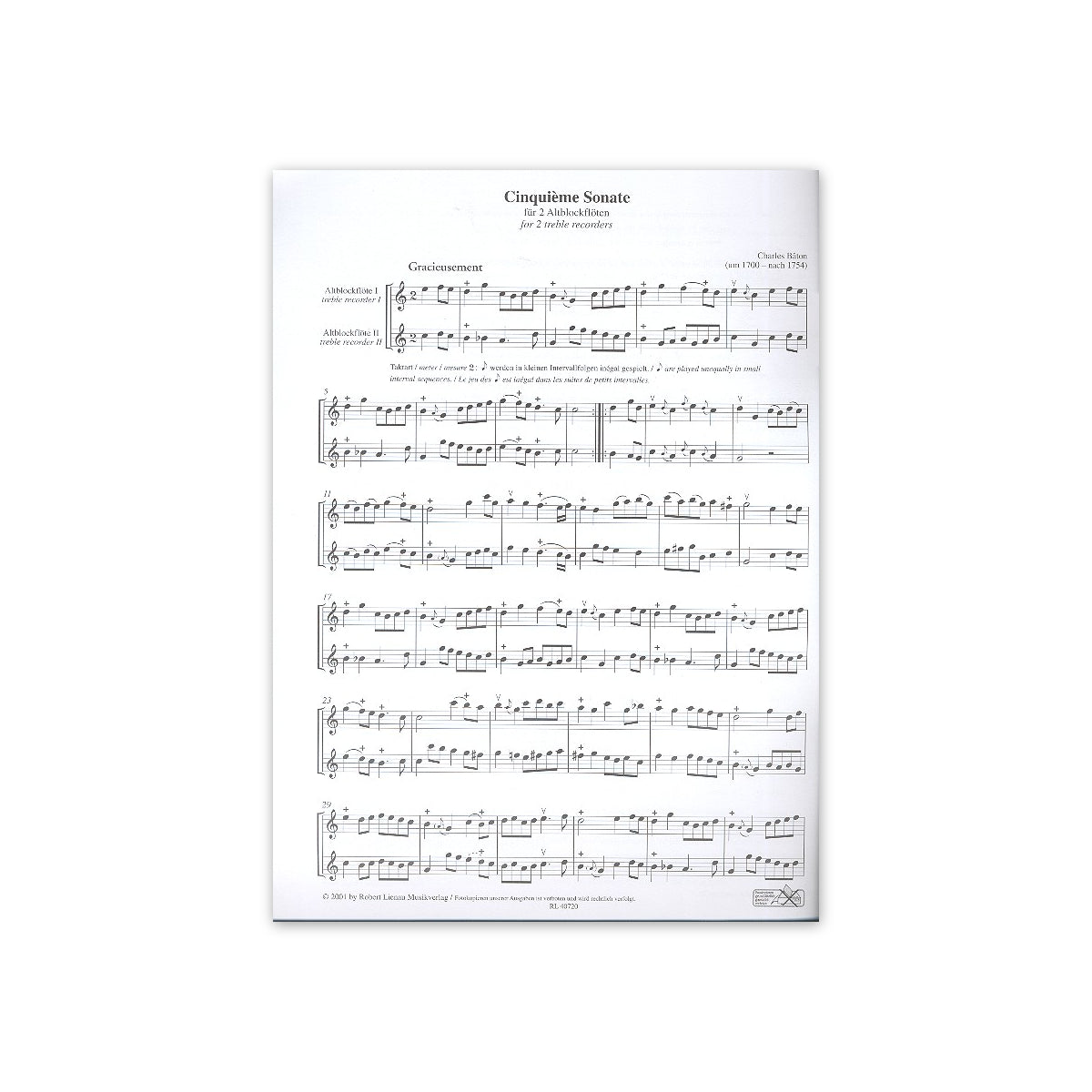 Baton, Sonaten Nr.5 und Nr.6