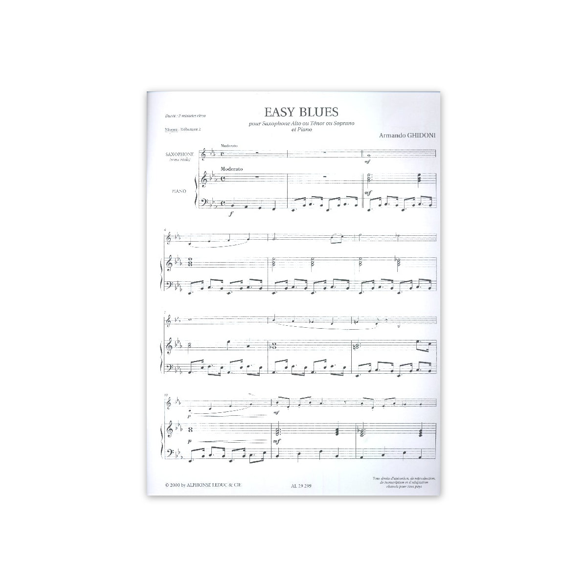 Ghidoni, Easy blues