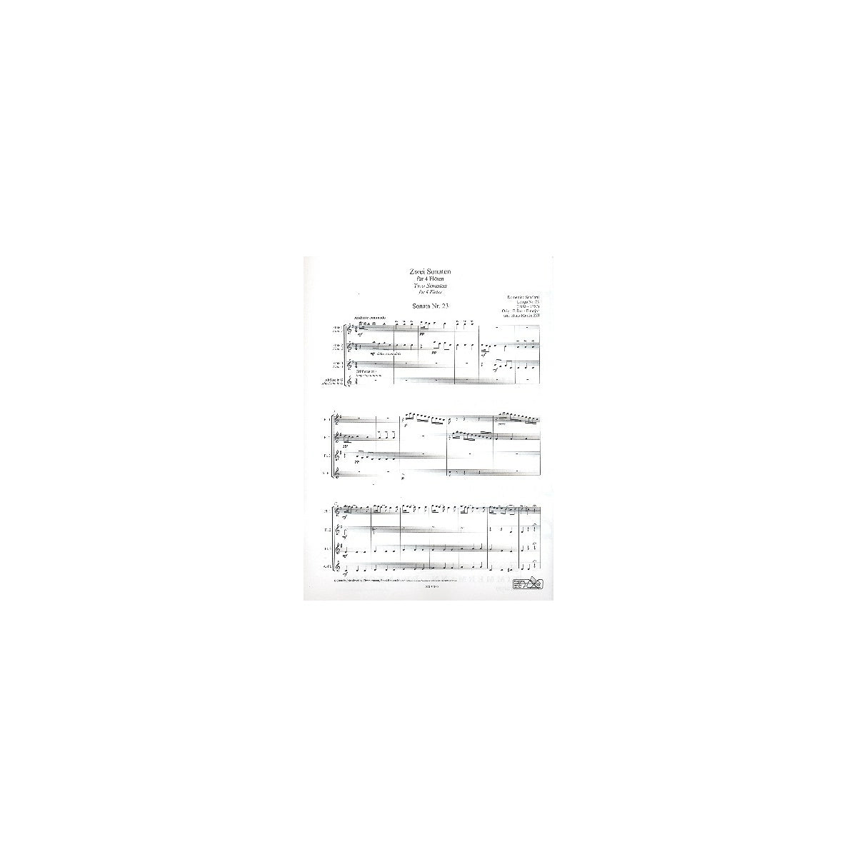 Scarlatti, Zwei Sonaten