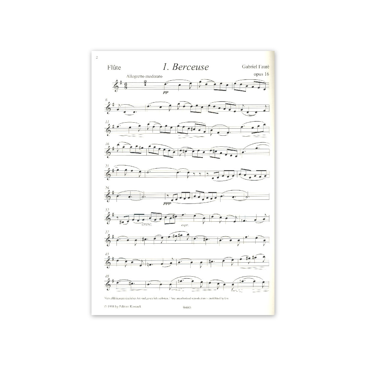 Fauré, Album