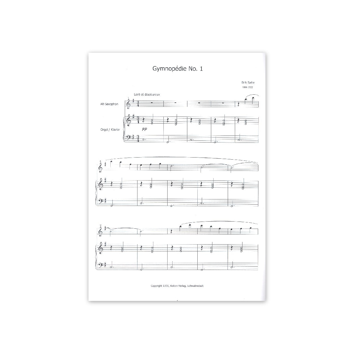 Satie, Drei Gymnopédies