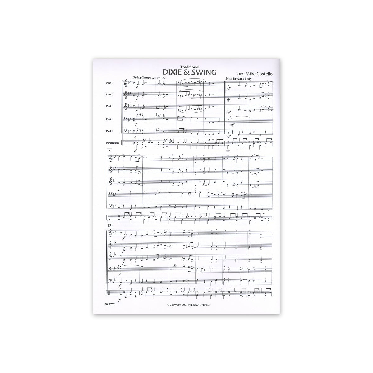 Dixie & Swing für variables Bläserensemble