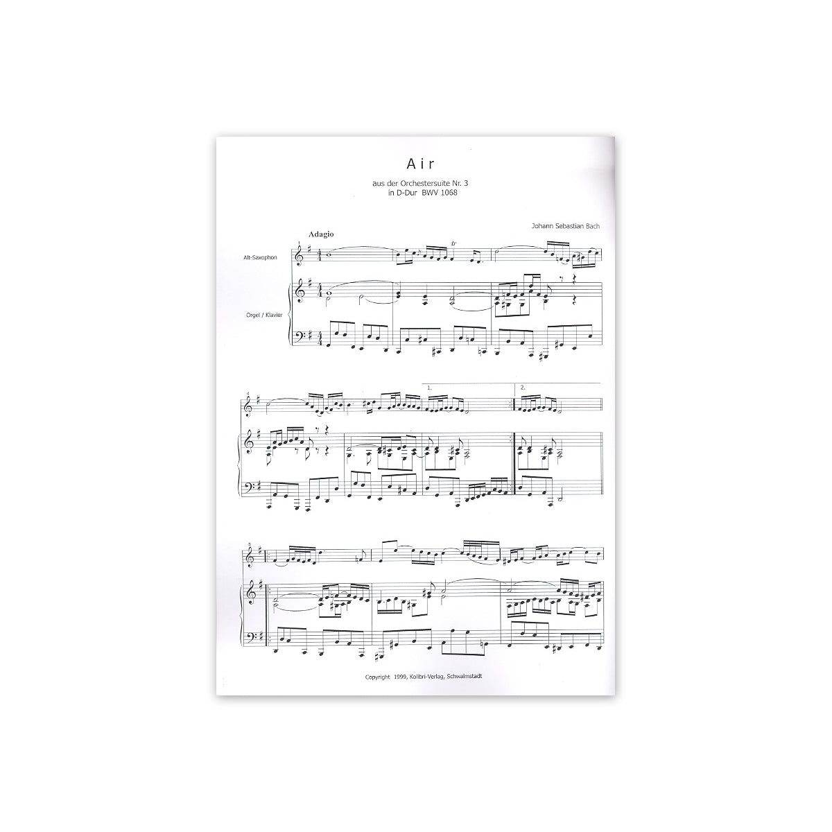 Bach, Air (aus der Orchestersuite Nr.3 D-Dur)