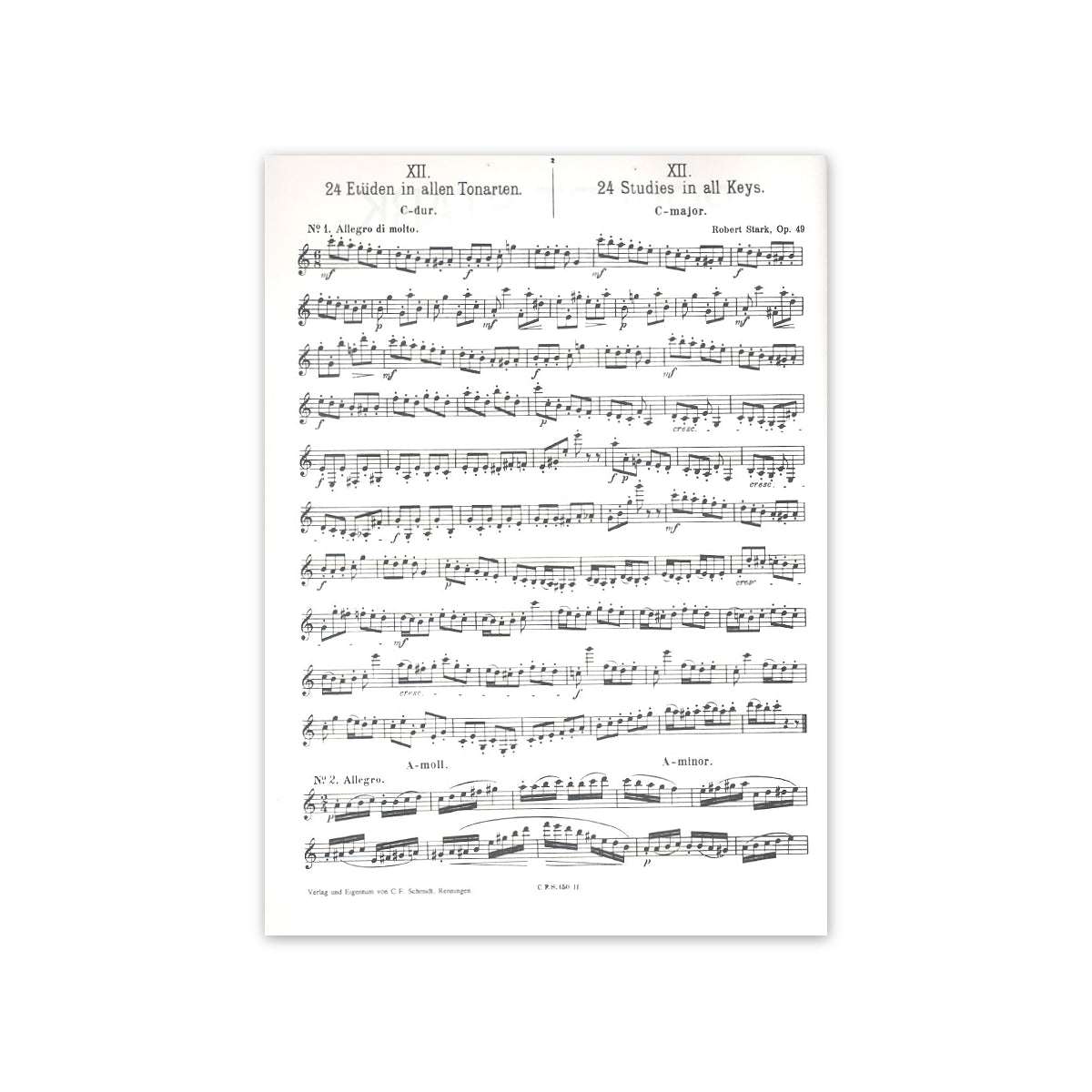 Stark, 24 Etüden op.49