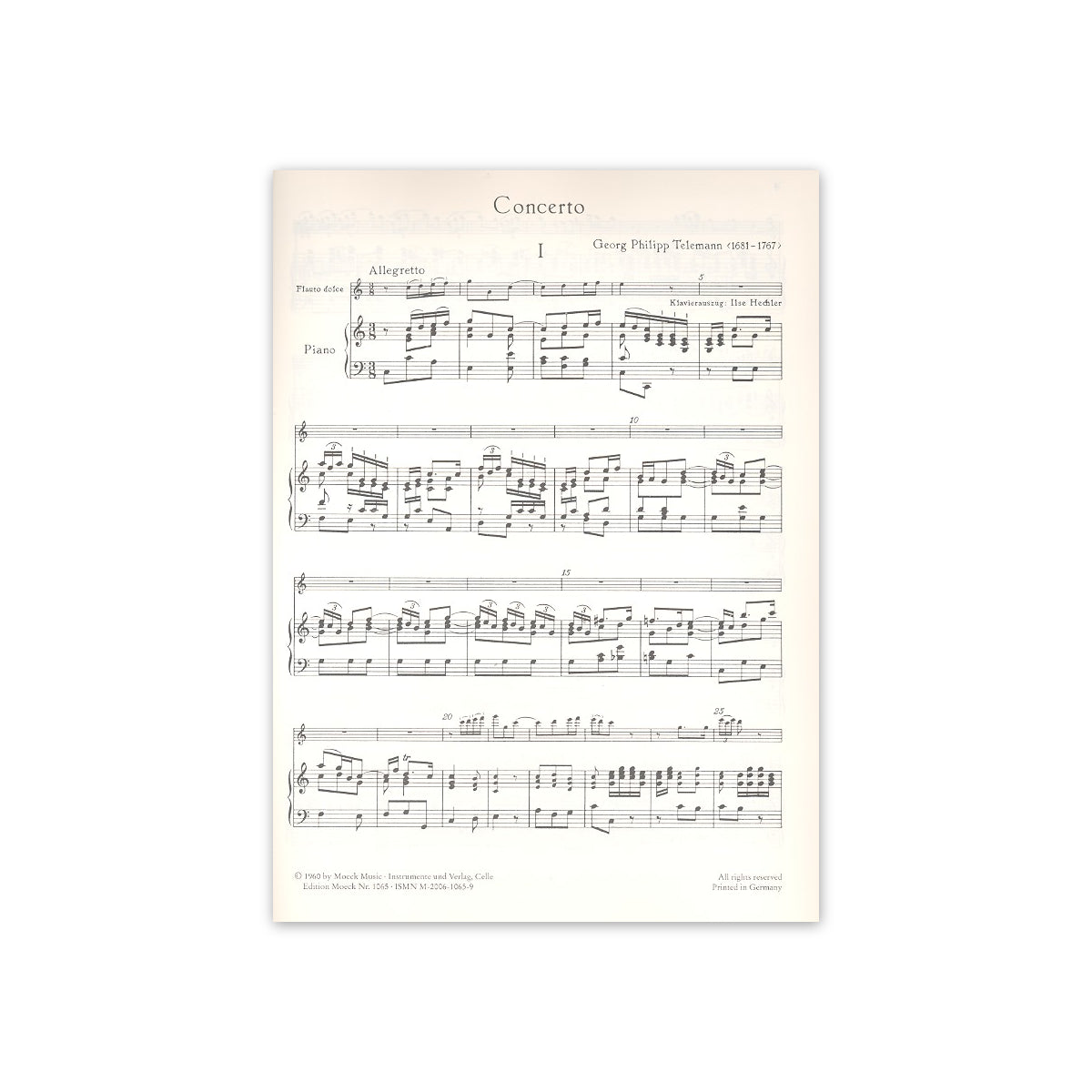 Telemann, Konzert C-Dur