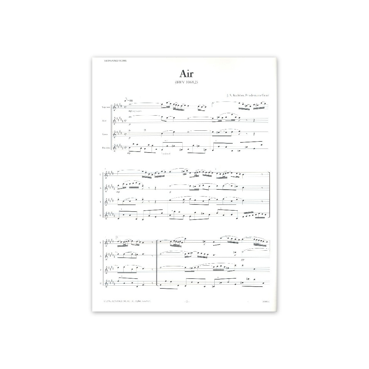 Bach, Air