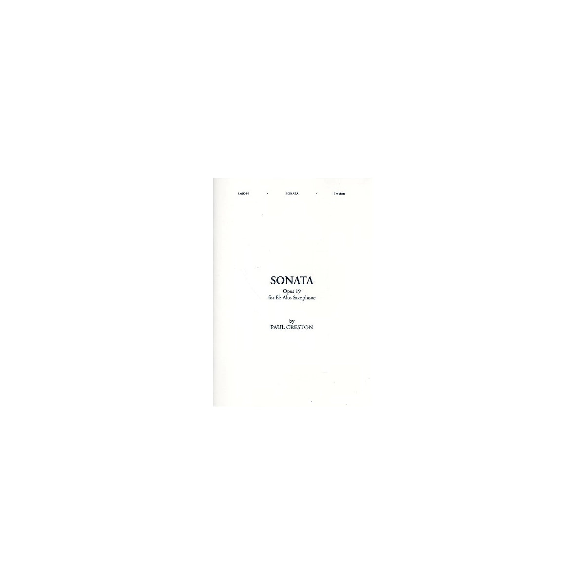 Creston, Sonata op.19