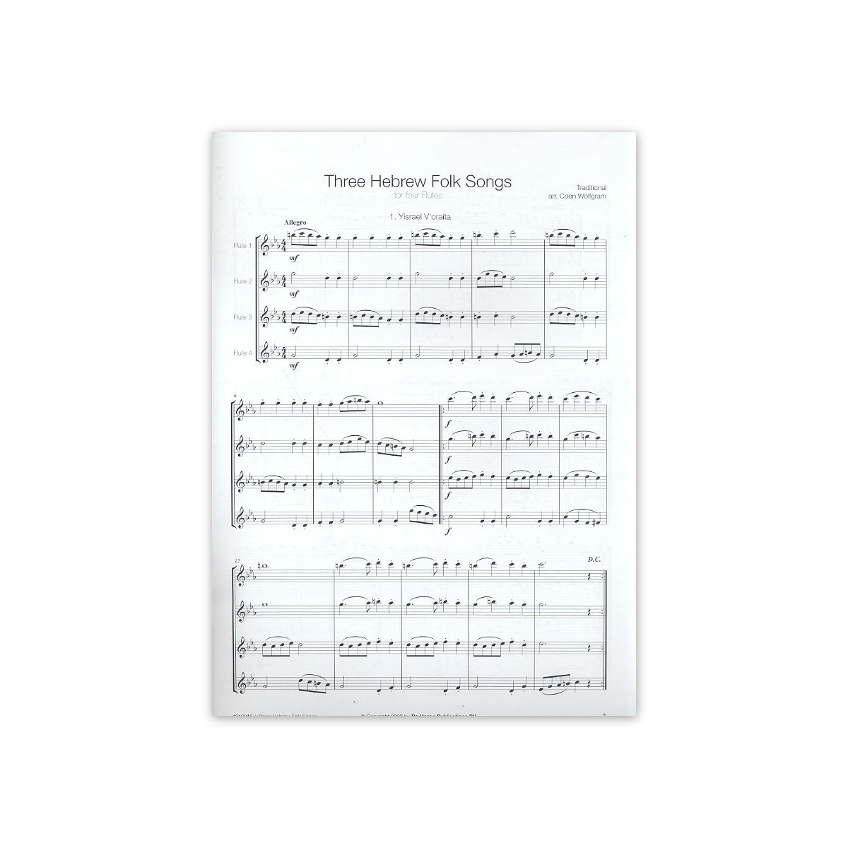 Three Hebrew Folksongs