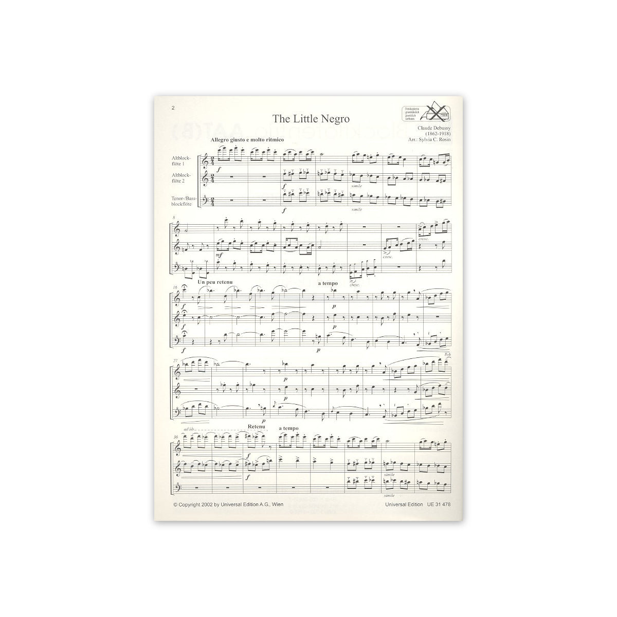 Debussy/ Anonymus/ Beutler