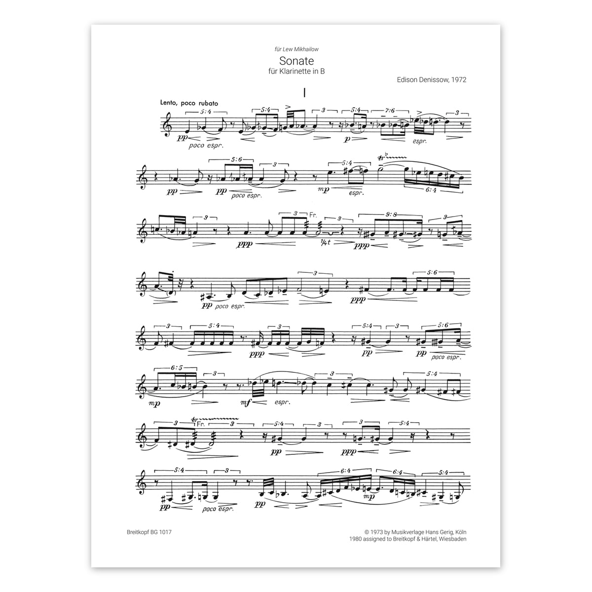 Denissow, Sonate-13523