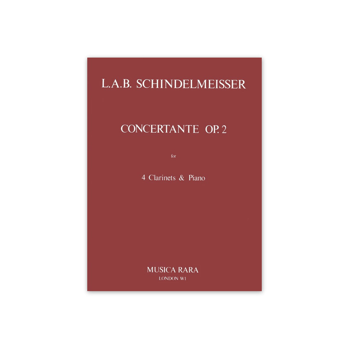 Schindelmeisser, Concertante op.2
