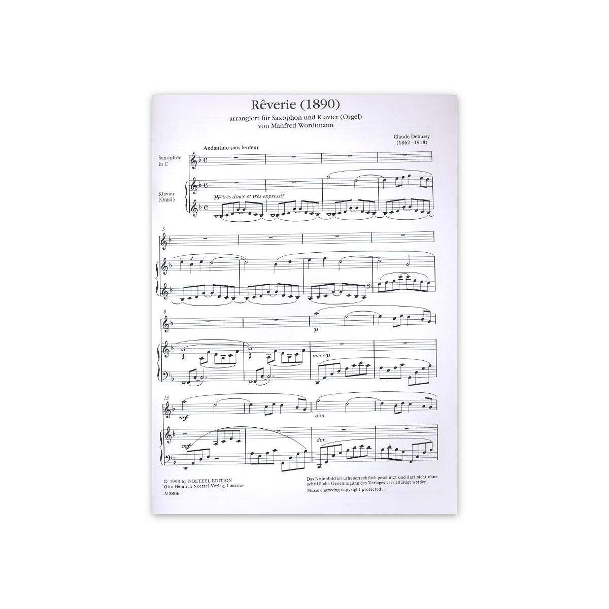 Debussy, Reverie