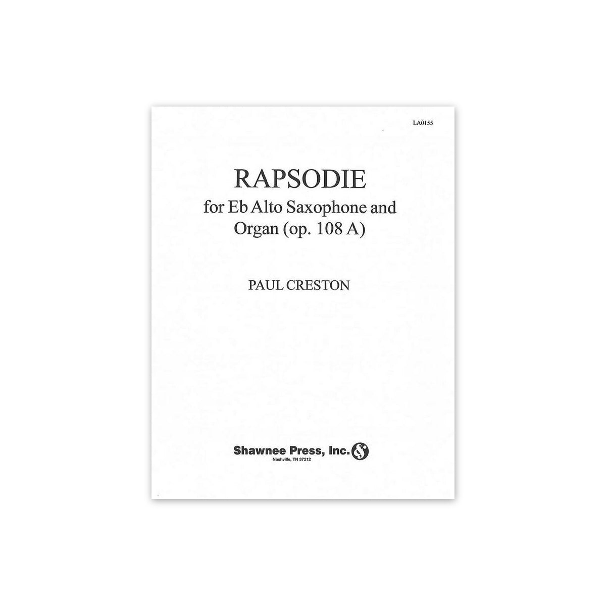 Creston, Rhapsodie - Altsax & Orgel