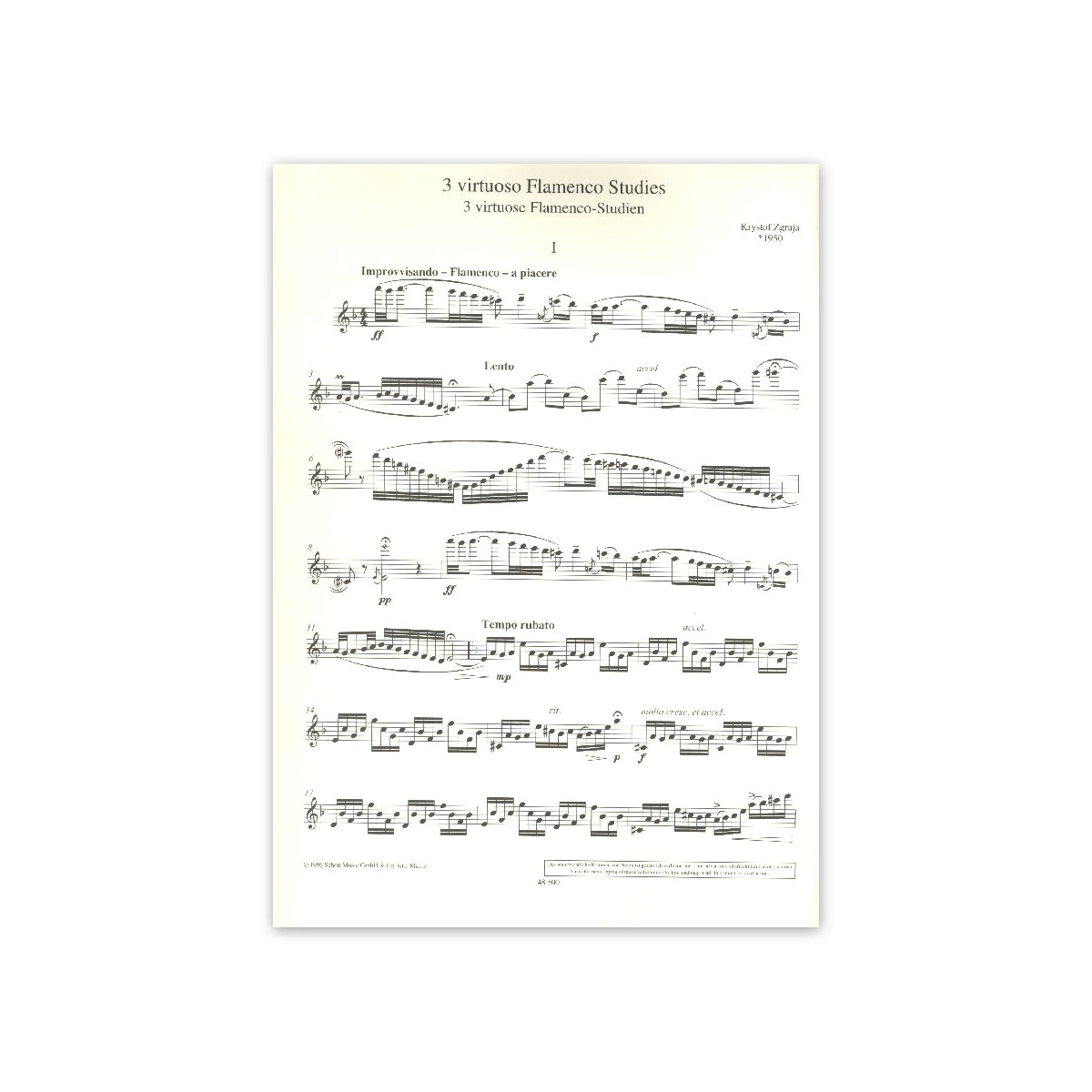 Zgraja, 3 virtuose Flamenco-Studien