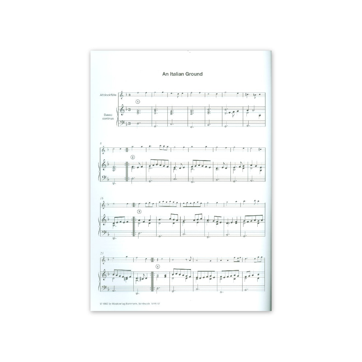 Bornmann, The Division Flute 2