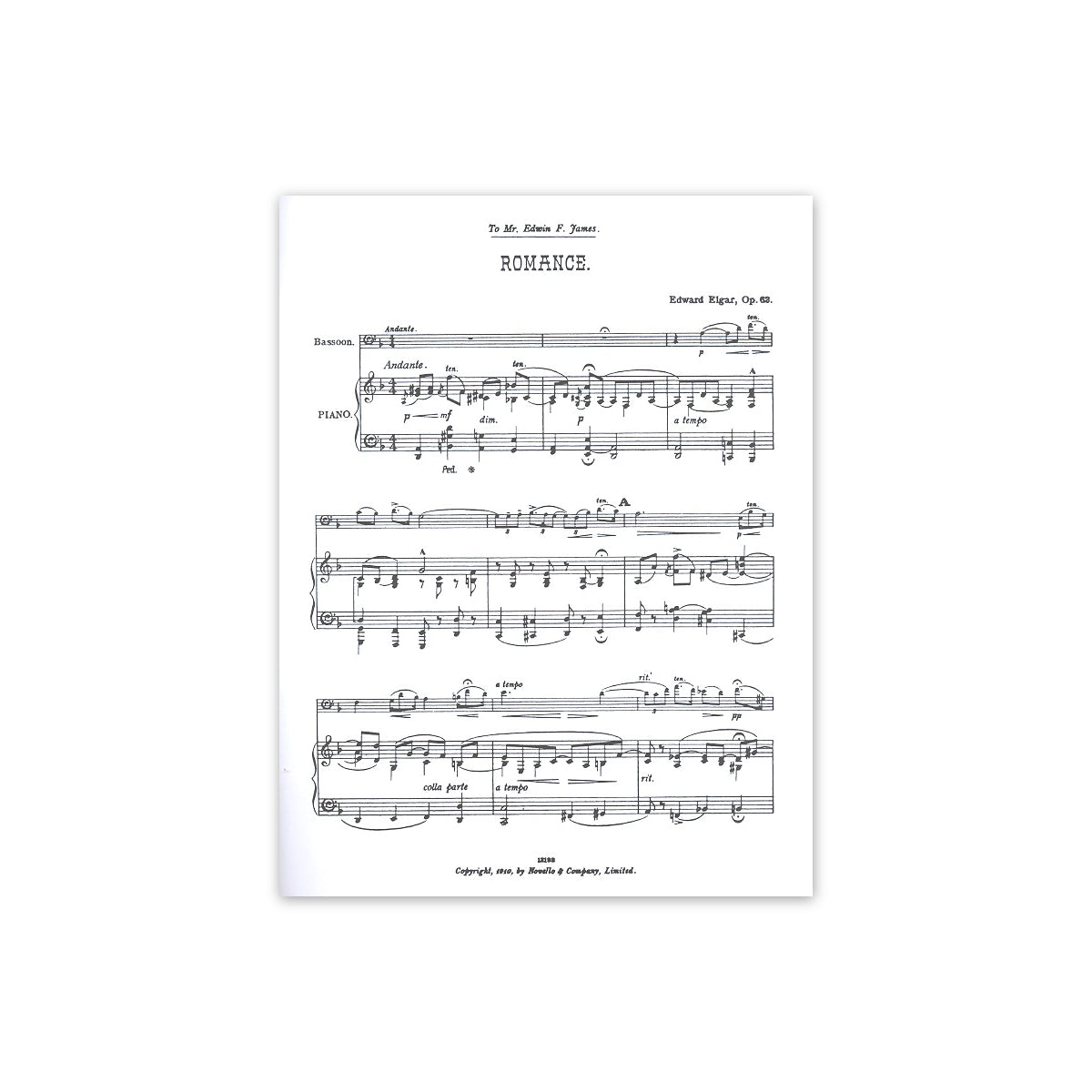Elgar, Romance