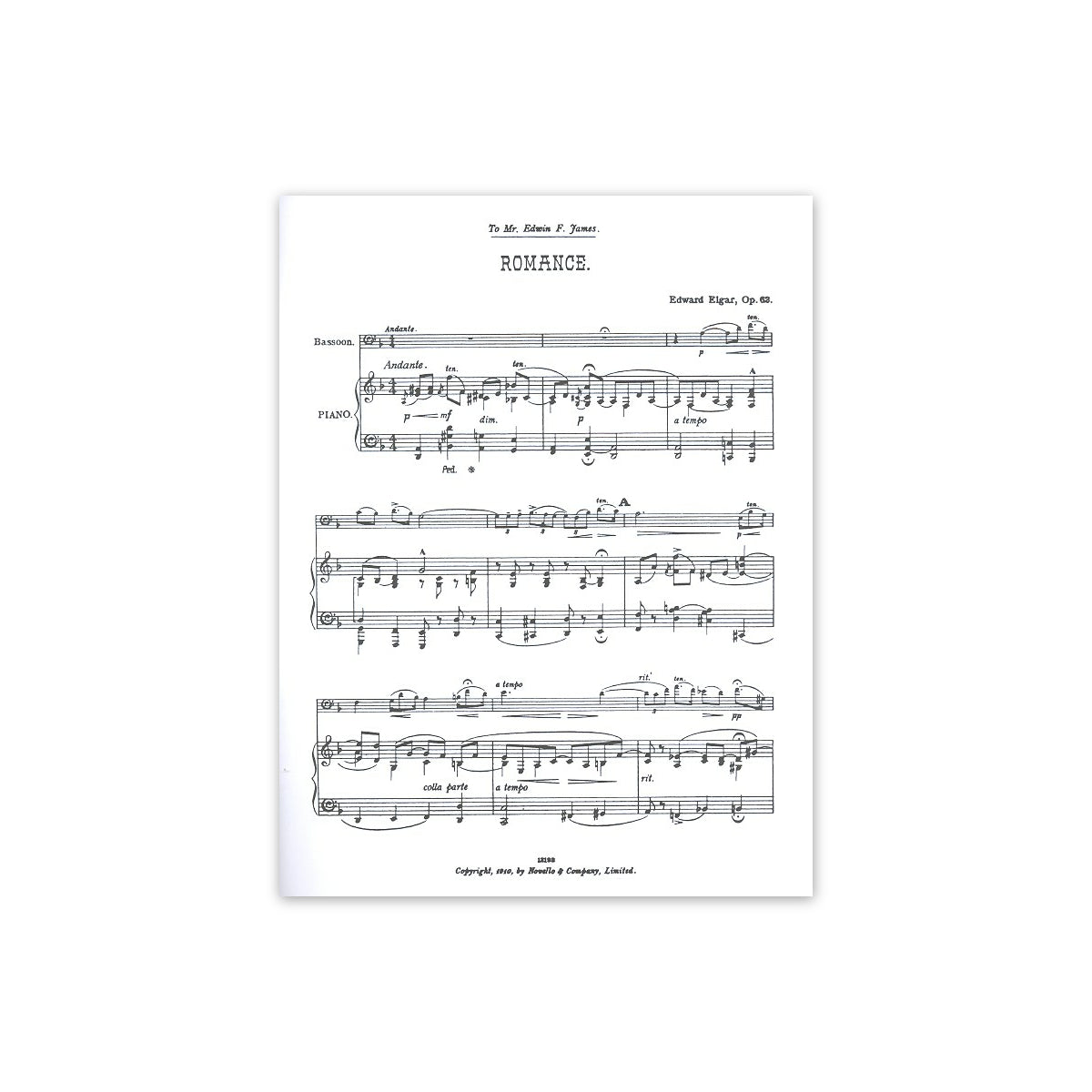 Elgar, Romance