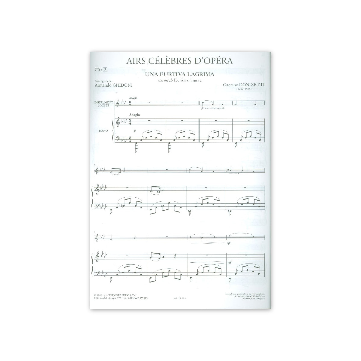 Airs célèbres d'opéra Bd.2