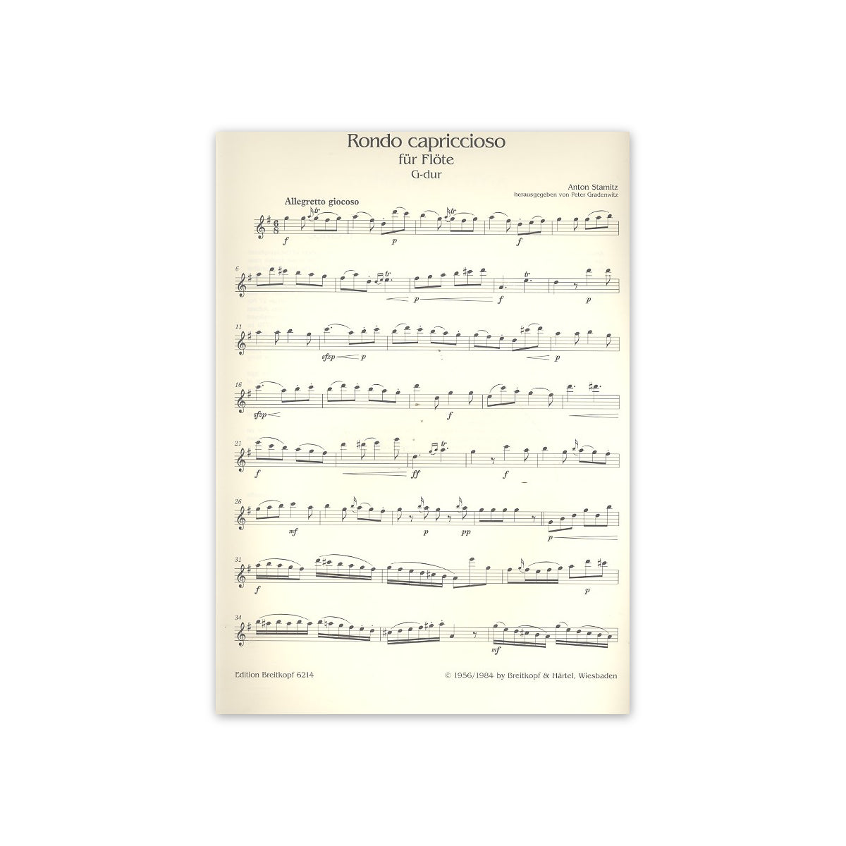Stamitz A., Rondo capriccioso