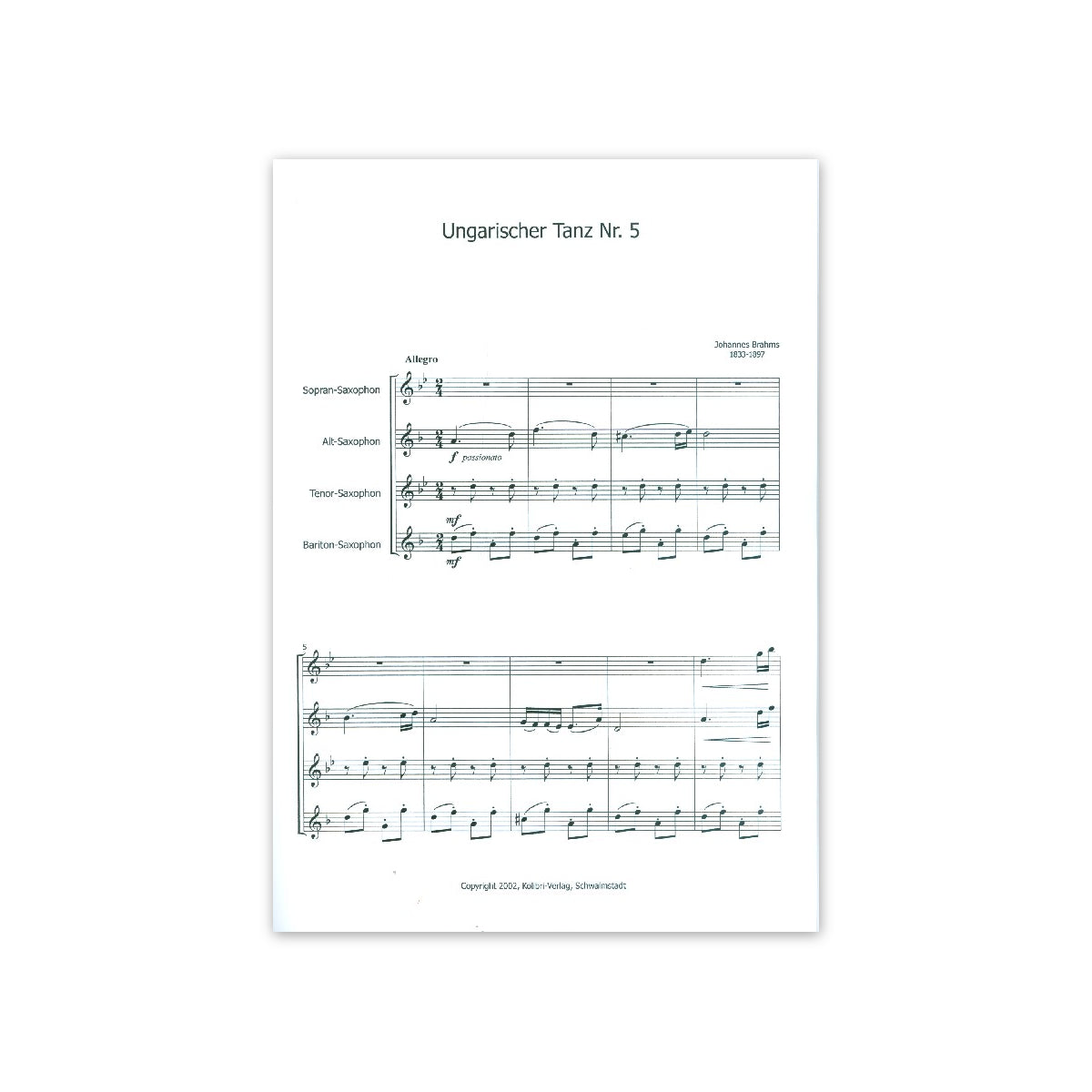 Brahms, Ungarische Tänze Nr.5 & 6