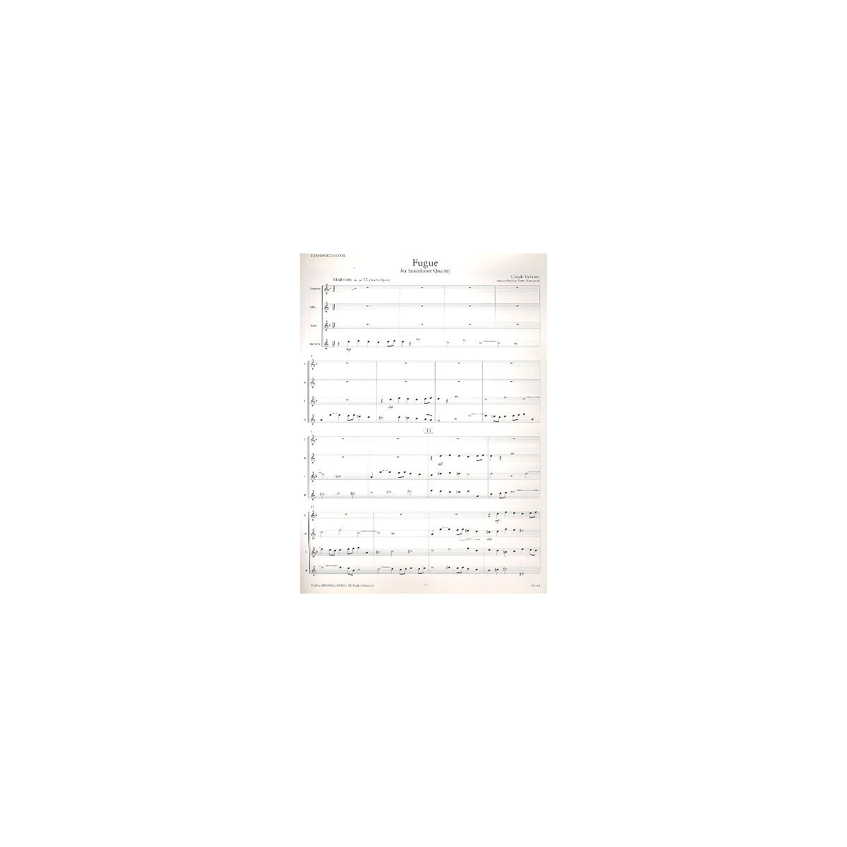 Debussy, Fugue