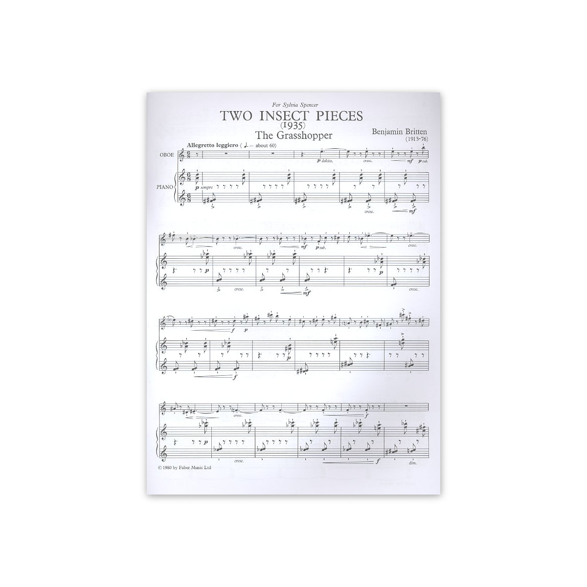 Britten, 2 Insect pieces