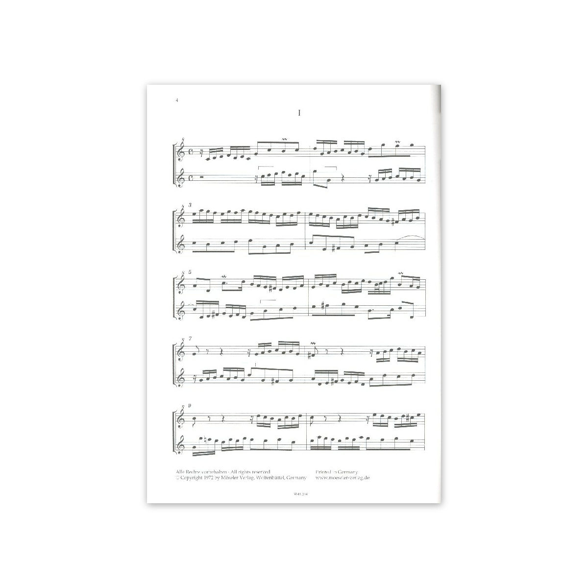 Bach, 4 Inventionen