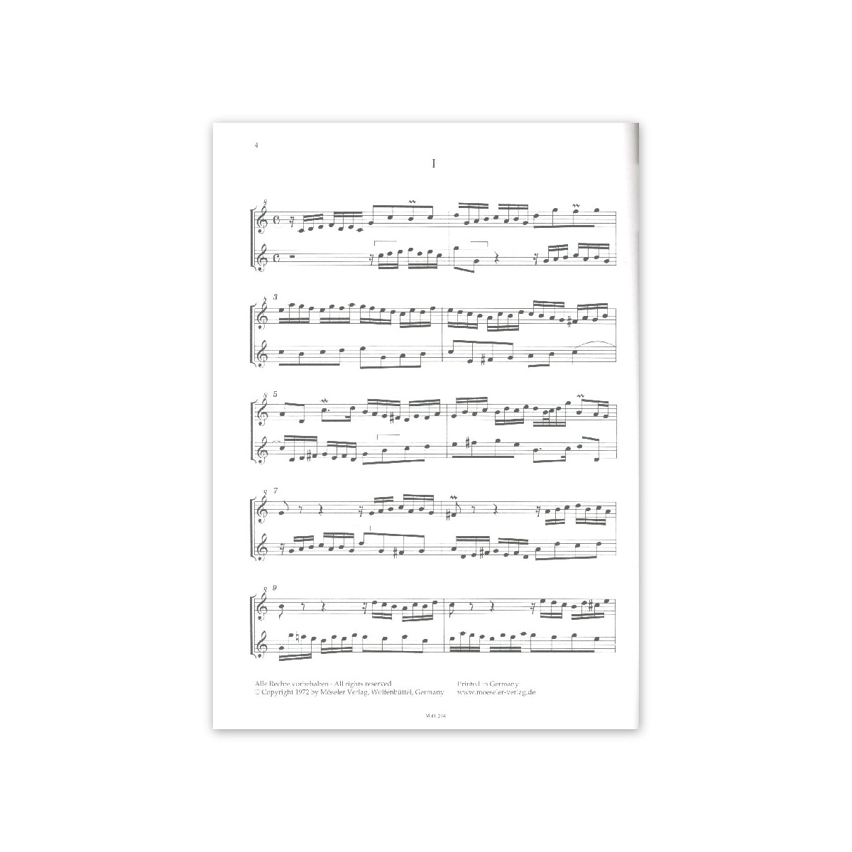 Bach, 4 Inventionen