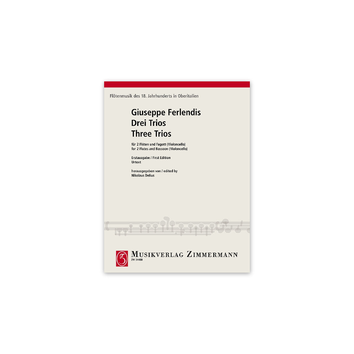 Ferlendis, 3 Trios - 2 Flöten & Fagott