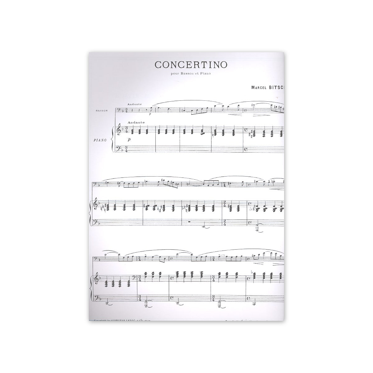 Bitsch, Concertino