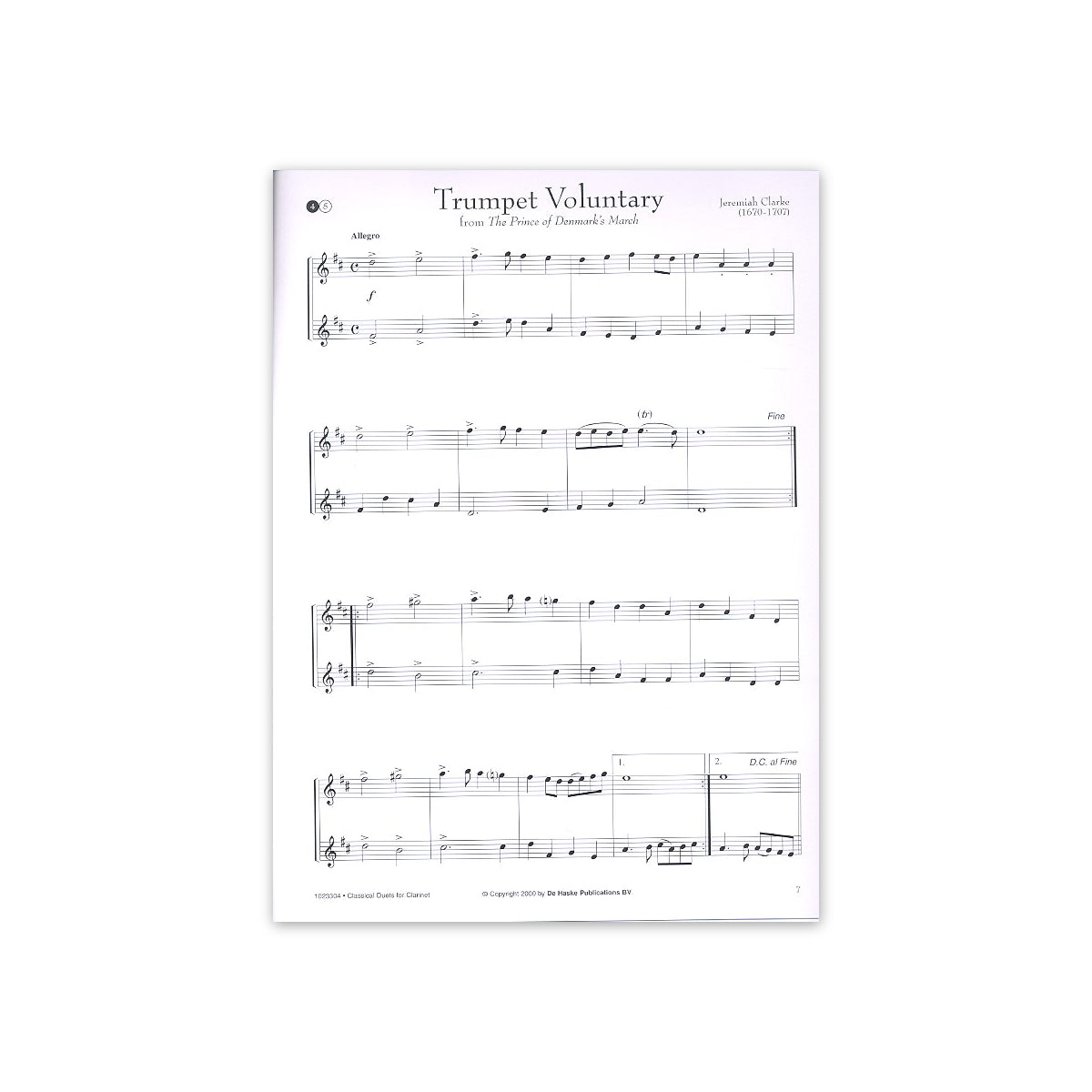 Classical duets for clarinet