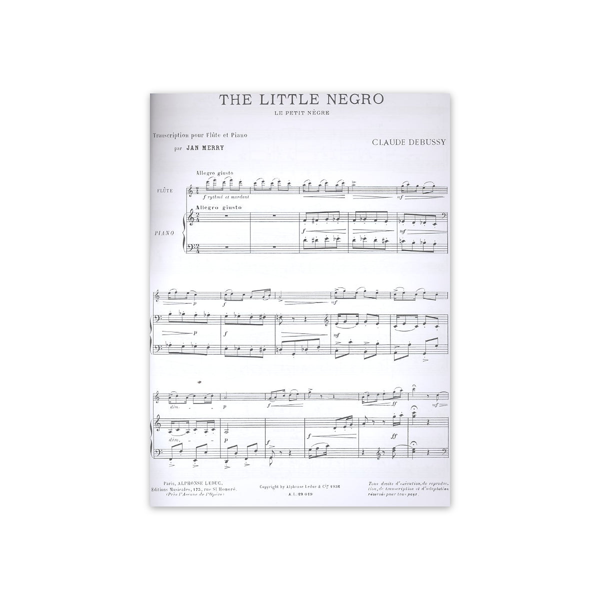 Debussy, Le petit nègre-14995