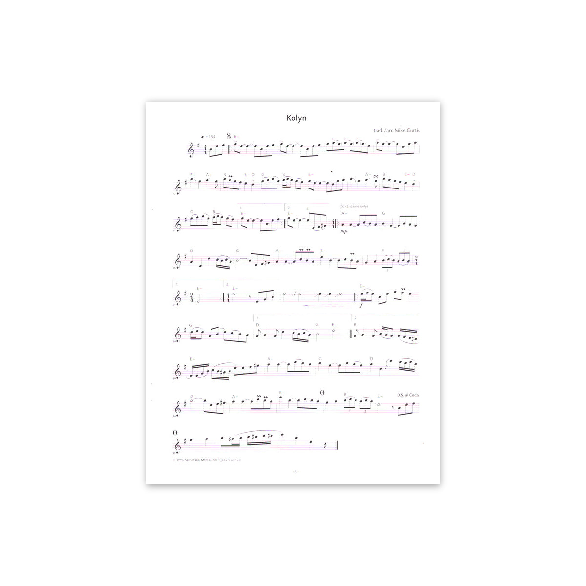 Curtis, Klezmer Repertoire 1