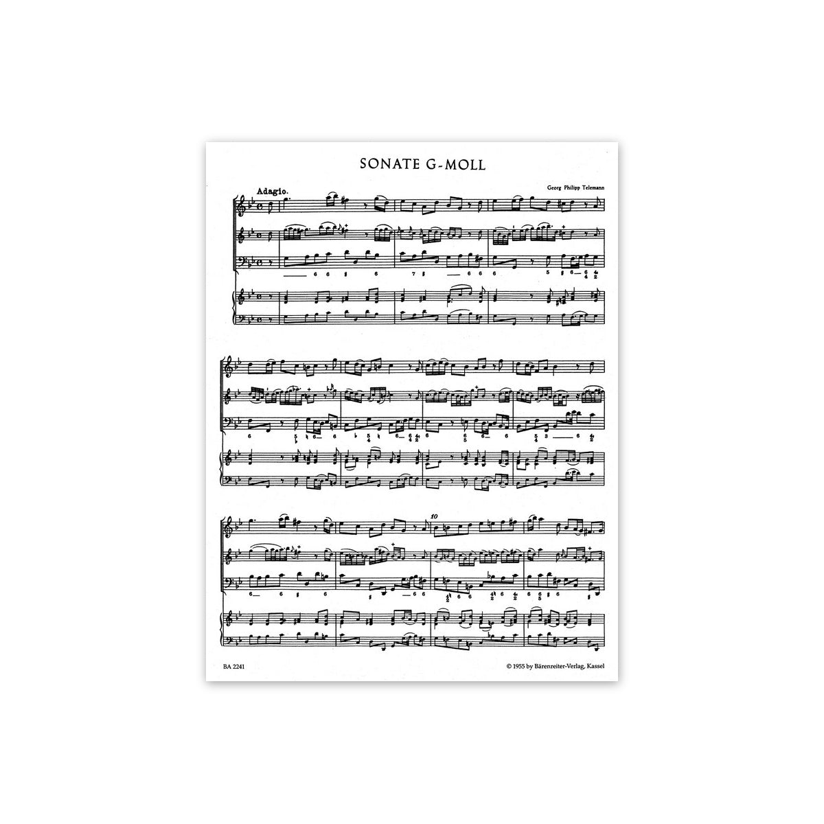 Telemann, Methodische Sonaten 1