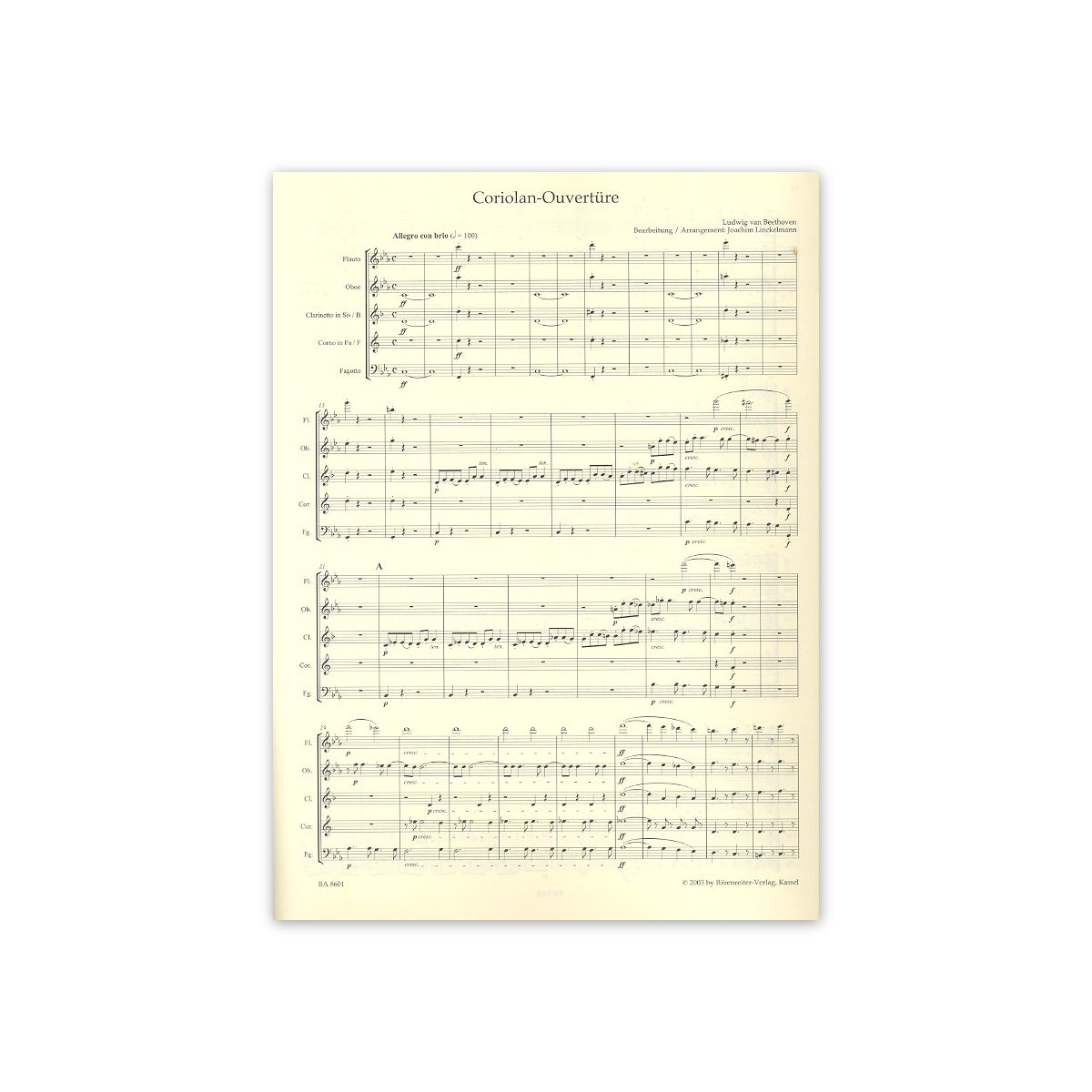 Beethoven, Coriolan-Ouvertüre