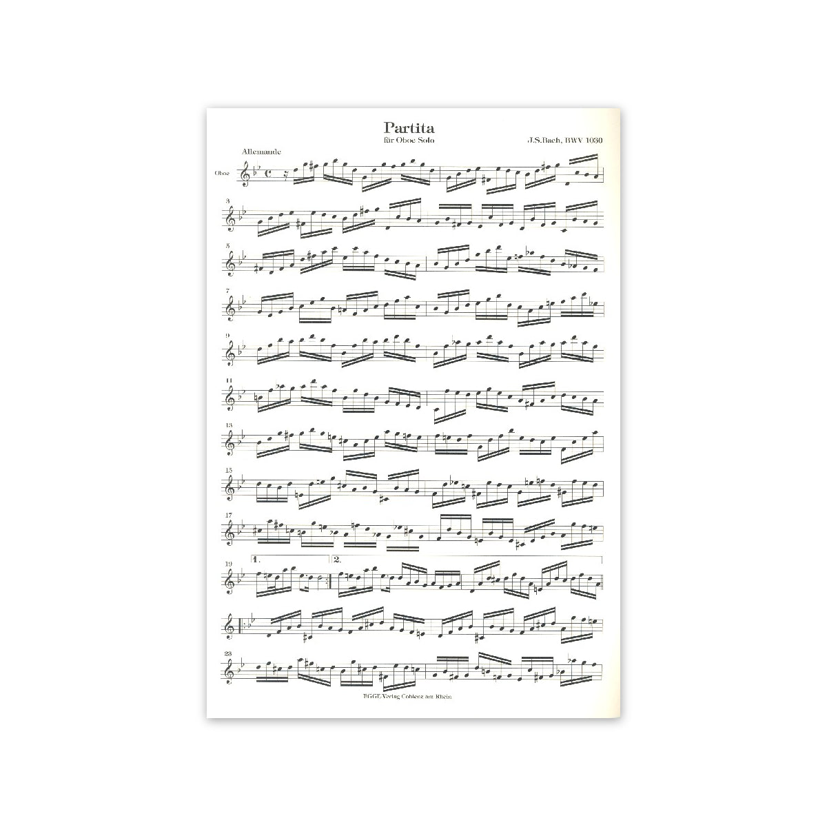 Bach, Partita g-moll