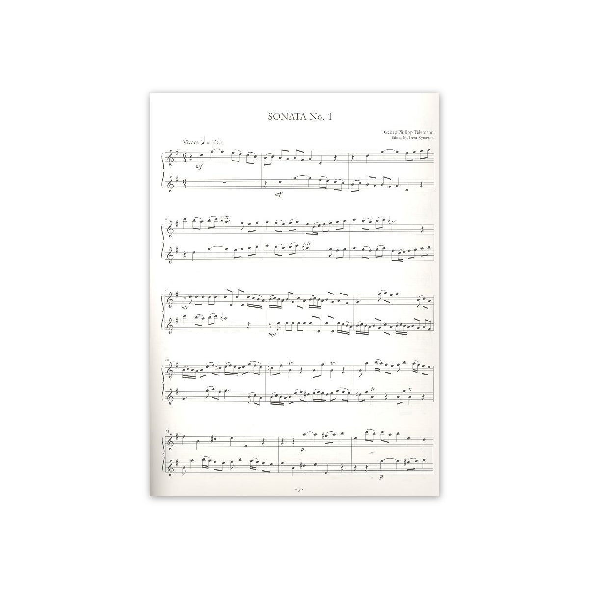 Telemann/Kynaston, Six Sonatas