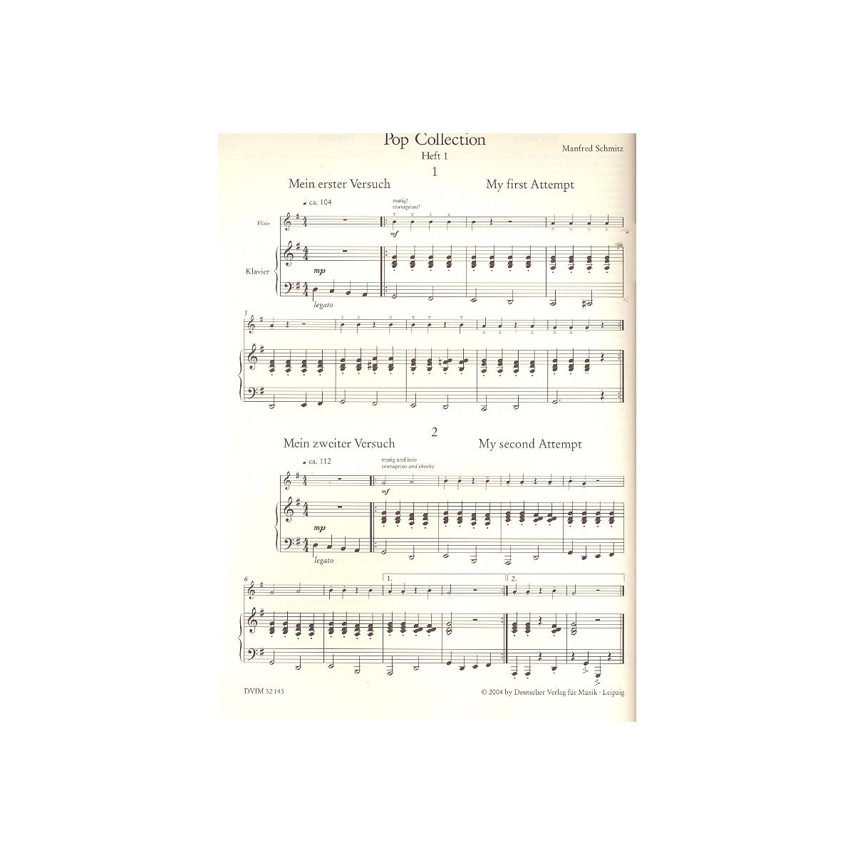 Schmitz, Pop Collection Heft 1
