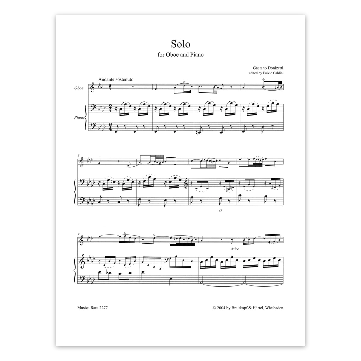 Donizetti, Solo f-Moll