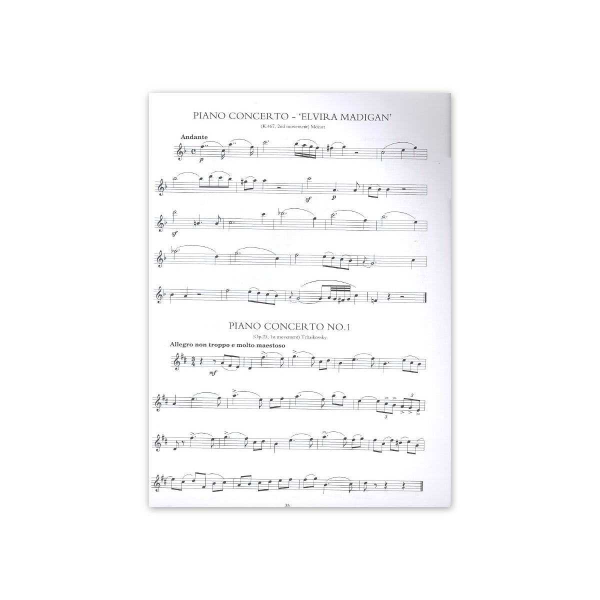 100 Classical themes for saxophone