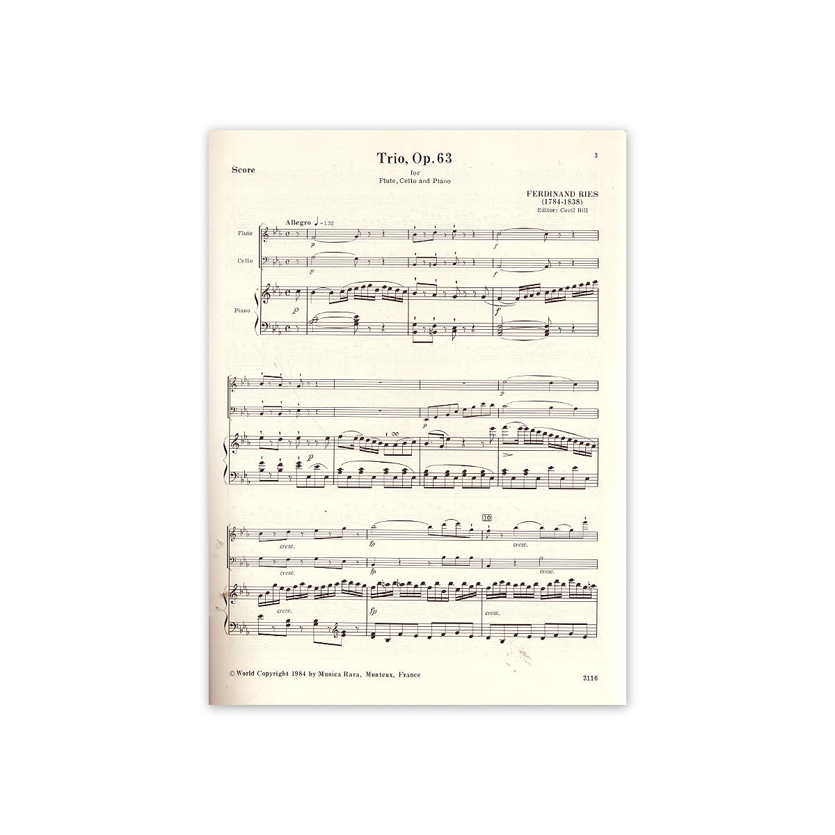 Ries, Trio Es-Dur op.63