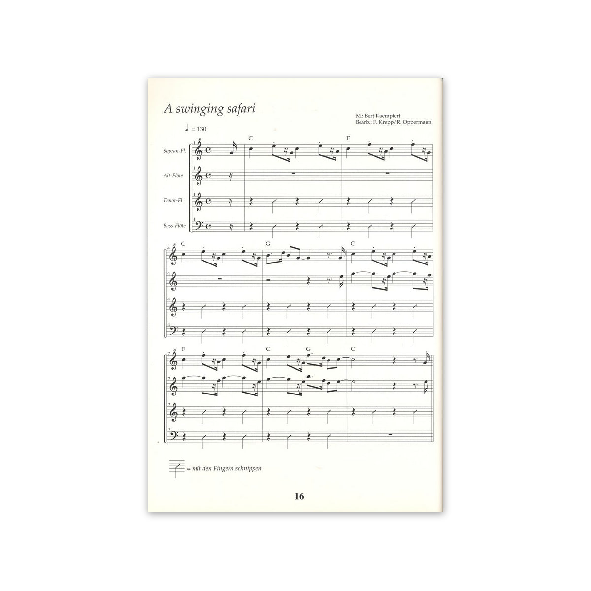 Spiel mit uns! Blockflötenquartette