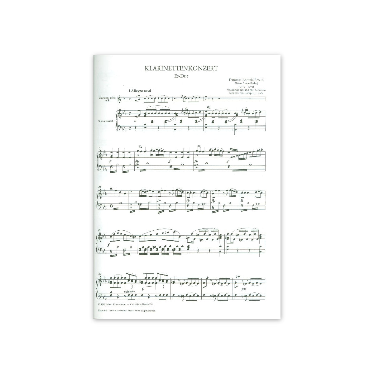 Rosetti, Concerto Es-Dur