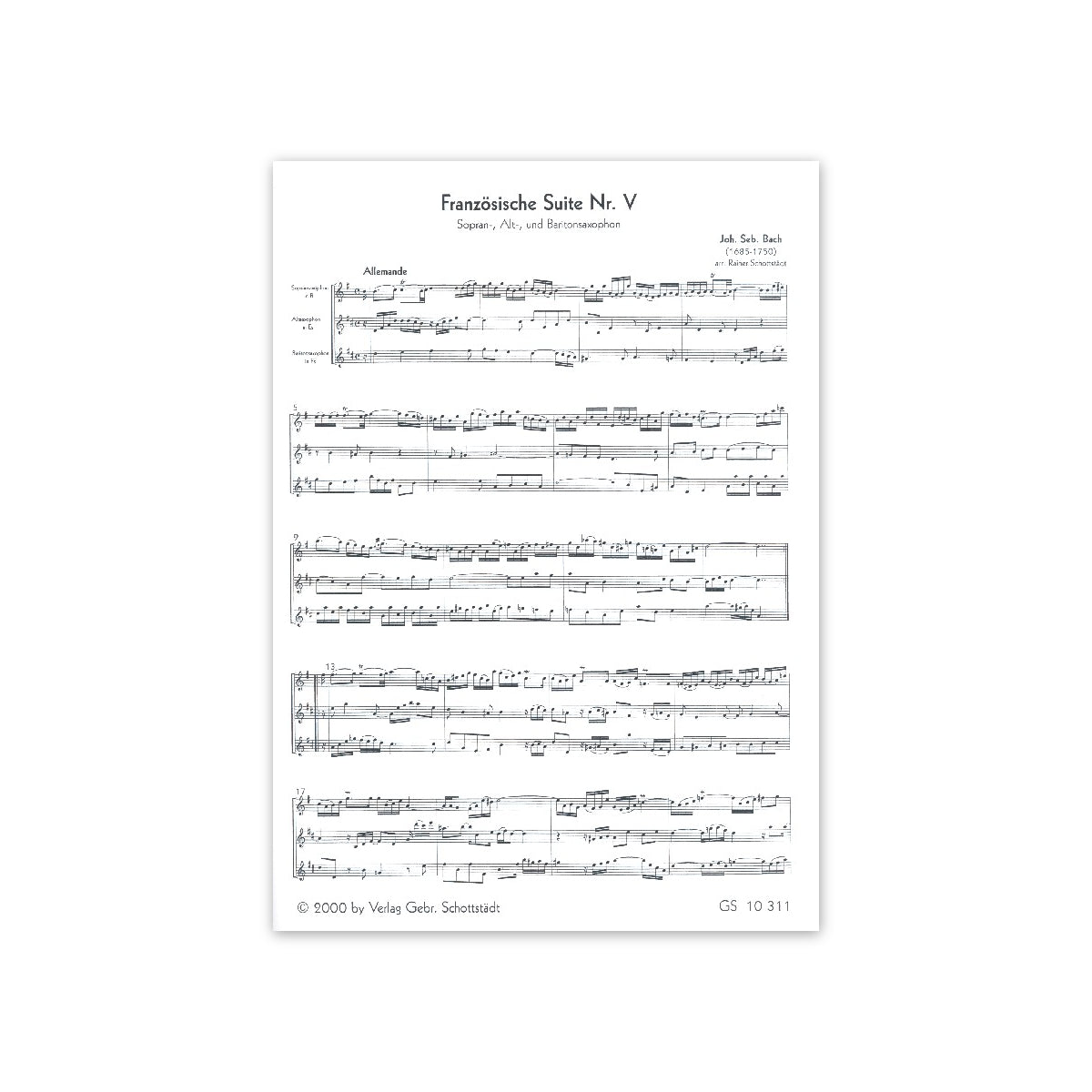 Bach, Französische Suite Nr.5