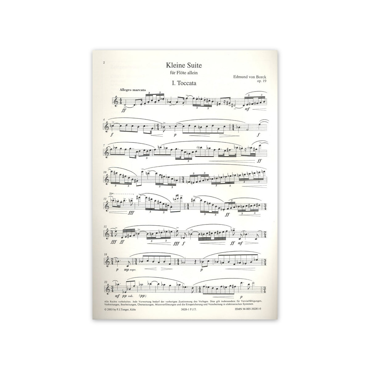 Borck, Kleine Suite op.19