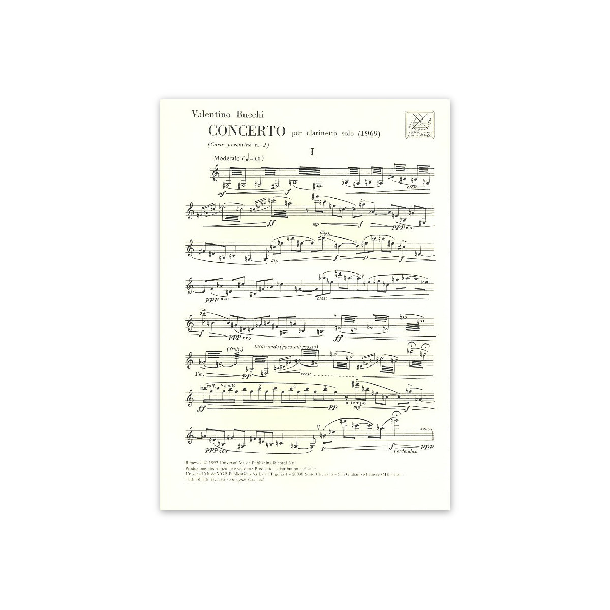 Bucchi, Konzert