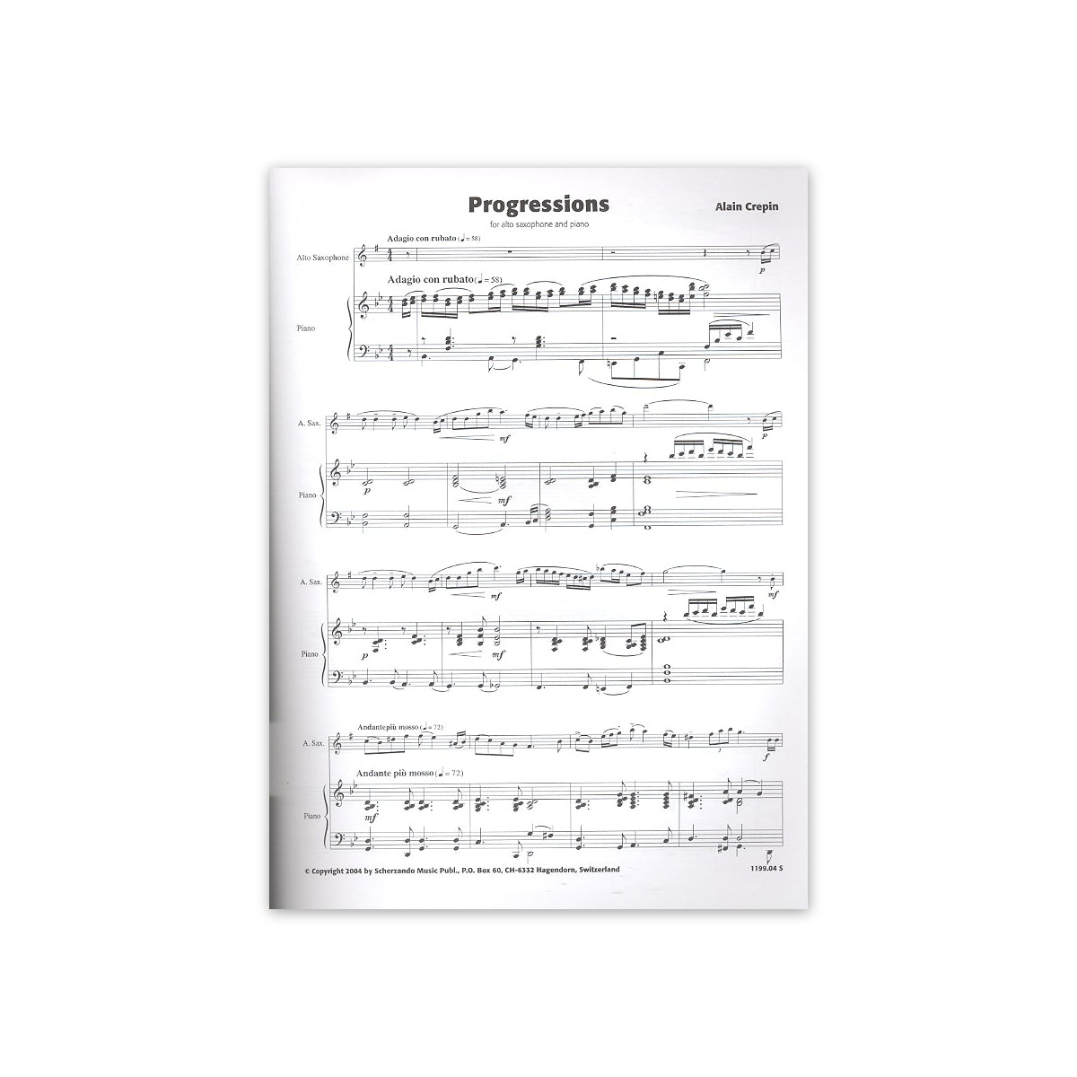 Crépin, Progressions