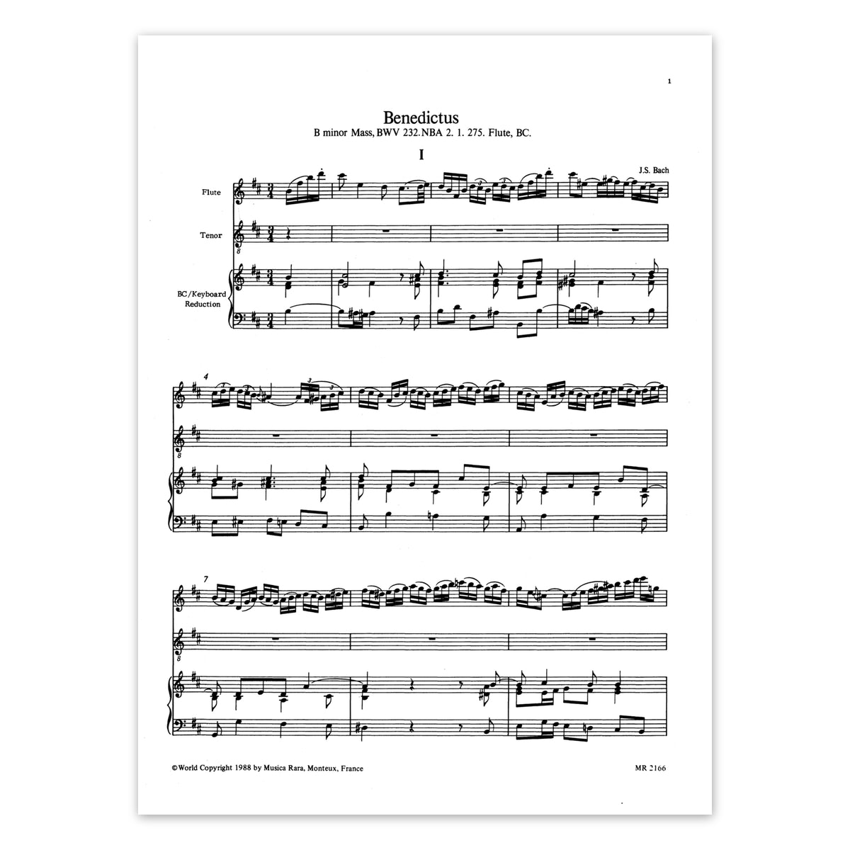 Bach, Sämtliche Arien Bd.8 T/B, Fl. & Bc.