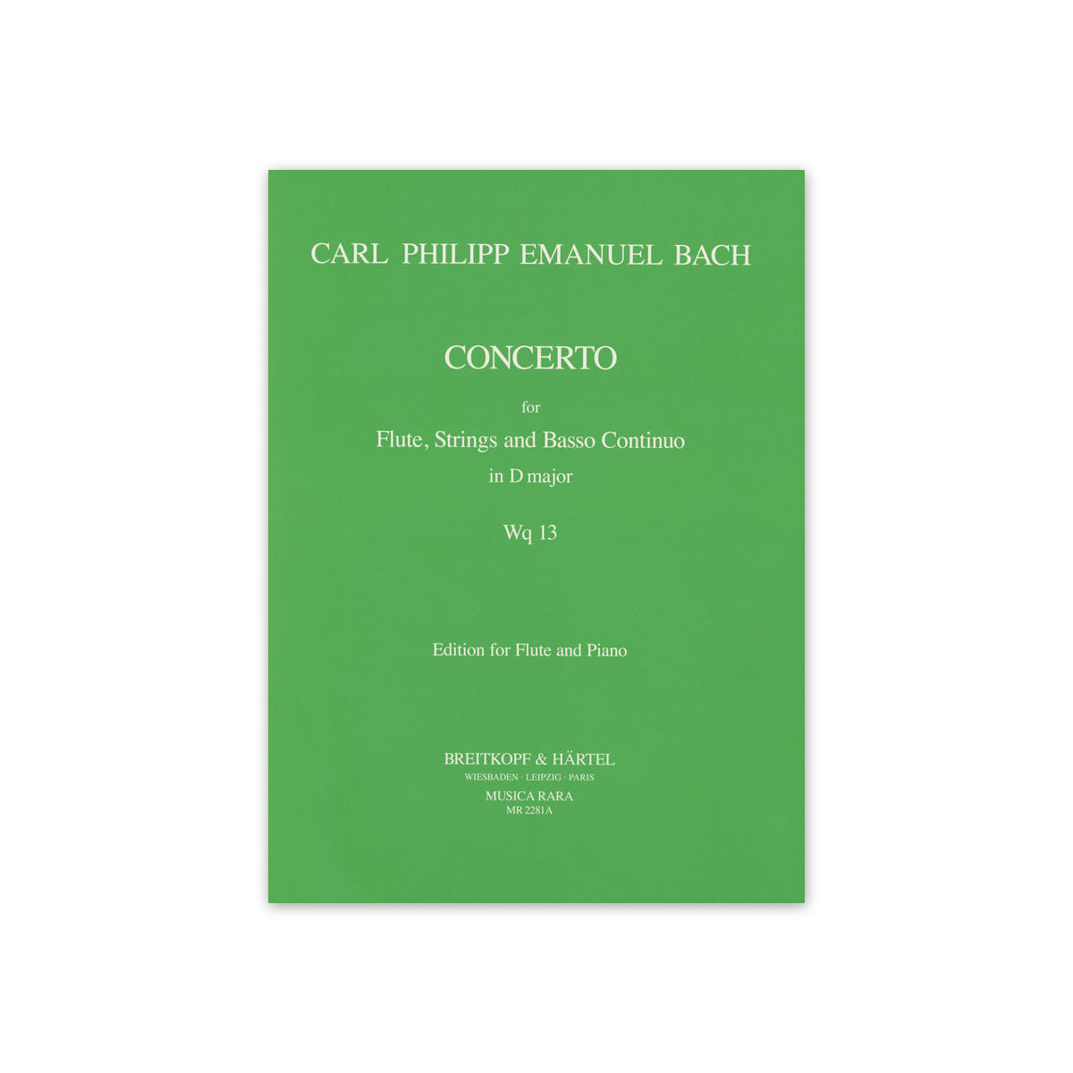 Bach C.Ph.E., Konzert D-Dur